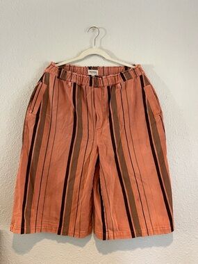 Pilcro Pink-Stripes Women’s Cargo Shorts